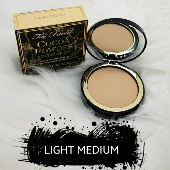 cocoa powder foundation too faced light medium